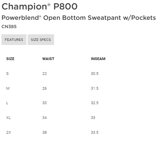 Shepherd Basketball Gear - 2024 - Adult Sweatpants- Jerzees Champion Pocketed Open Bottom Sweatpants
