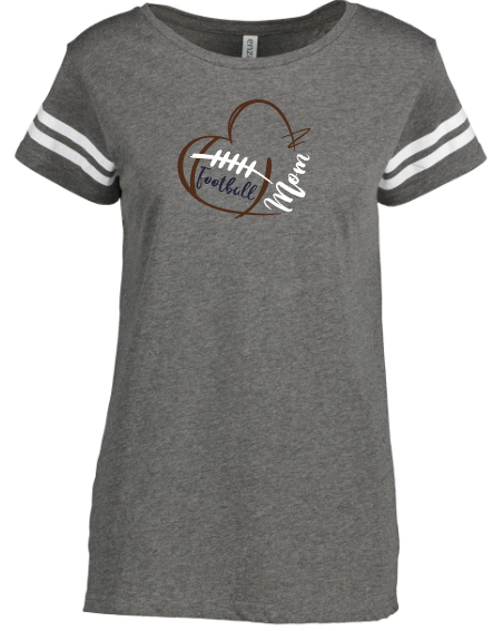 Shepherd Football Mom Gear - 2025 - Ladies Tee - Enza Ladies Jersey Football Tee - 4.5oz