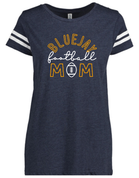 Shepherd Football Mom Gear - 2024 - Ladies Tee - Enza Ladies Jersey Football Tee - 4.5oz