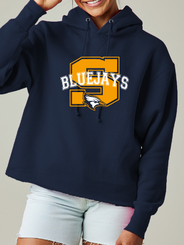 Shepherd Football Spirit Gear STANDARD - 2025 - Ladies Hooded Sweatshirt - Enza Ladies Heavyweight Boxy Pullover Hood