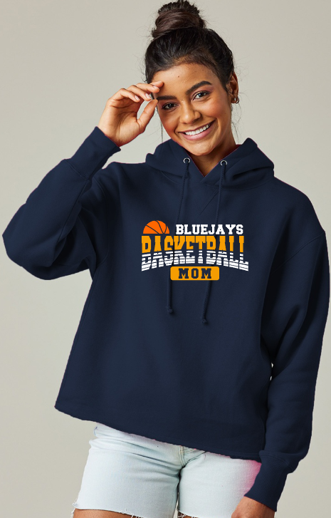 Shepherd Basketball Gear - 2024 - Ladies Hooded Sweatshirt - Enza Ladies Heavyweight Boxy Pullover Hood