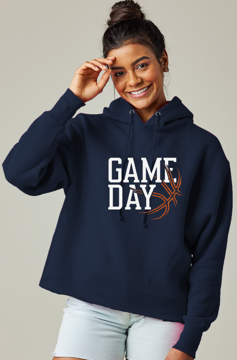 Shepherd Basketball Gear - 2024 - Ladies Hooded Sweatshirt - Enza Ladies Heavyweight Boxy Pullover Hood