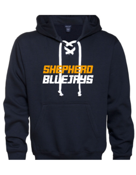 Shepherd Football Spirit Gear - 2024 - Adult Hoodie - Enza Adult Pullover Hockey Hood - 11oz