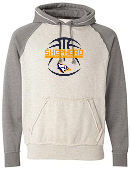 Shepherd Basketball Gear - 2024 - Adult Hoodie - J. America Vintage Heather Hood - 9.5oz