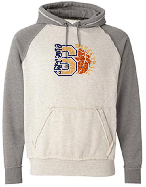 Shepherd Basketball Gear - 2024 - Adult Hoodie - J. America Vintage Heather Hood - 9.5oz