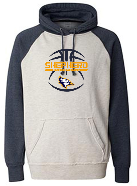 Shepherd Basketball Gear - 2024 - Adult Hoodie - J. America Vintage Heather Hood - 9.5oz