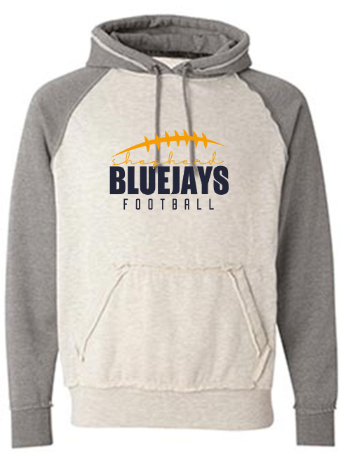 Shepherd Football Gear - 2024 - Adult Hoodie - J. America Vintage Heather Hood - 9.5oz