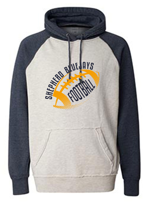 Shepherd Football Gear - 2024 - Adult Hoodie - J. America Vintage Heather Hood - 9.5oz
