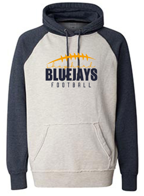 Shepherd Football Gear - 2024 - Adult Hoodie - J. America Vintage Heather Hood - 9.5oz