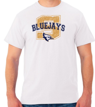 Shepherd Football Spirit Gear GLITTER - 2025 - Adult Unisex Tee - Jerzees Dri-Power Unisex T-Shirt - 5.4oz