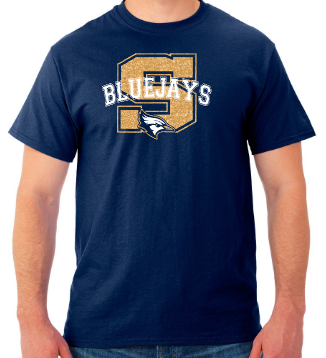Shepherd Football Spirit Gear GLITTER - 2025 - Adult Unisex Tee - Jerzees Dri-Power Unisex T-Shirt - 5.4oz