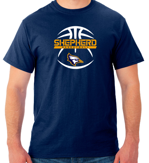 Shepherd Basketball Gear - 2024 - Adult Unisex Tee - Gildan Softstyle Adult Unisex T-Shirt - 4.5oz