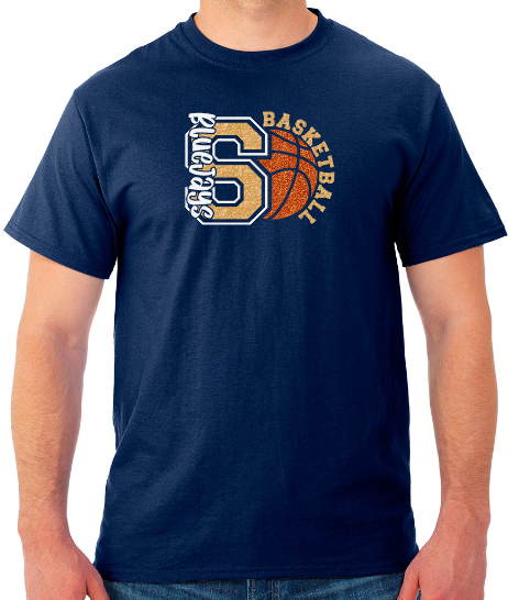 Shepherd Basketball Gear - 2024 - Adult Unisex Tee - Gildan Softstyle Adult Unisex T-Shirt - 4.5oz