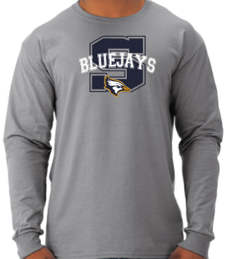 Shepherd Football Spirit Gear - 2025 - Youth Long Sleeve Tee - Jerzees Dri-Power Youth Long Sleeve T-Shirt - 5.4oz