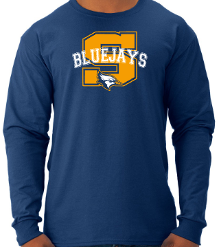 Shepherd Football Spirit Gear - 2025 - Youth Long Sleeve Tee - Jerzees Dri-Power Youth Long Sleeve T-Shirt - 5.4oz