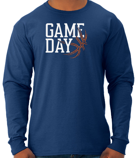 Shepherd Basketball Gear - 2024 - Adult Unisex Long Sleeve Tee - Jerzees Dri-Power Unisex Long Sleeve T-Shirt - 5.4oz
