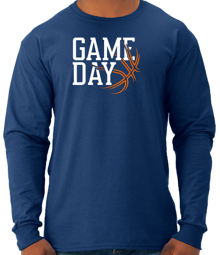 Shepherd Basketball Gear - 2024 - Adult Unisex Long Sleeve Tee - Jerzees Dri-Power Unisex Long Sleeve T-Shirt - 5.4oz