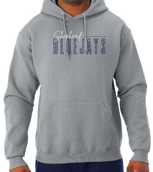 Shepherd Football Spirit Gear - 2025 - Toddler Hooded Sweatshirt - Rabbit Skins Toddler Fleece Hooded Sweatshirt - 7.5oz