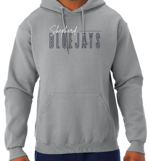 Shepherd Football Spirit Gear - 2025 - Toddler Hooded Sweatshirt - Rabbit Skins Toddler Fleece Hooded Sweatshirt - 7.5oz