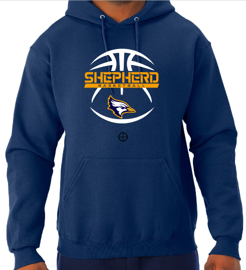 Shepherd Basketball Gear - 2024 - Toddler Hooded Sweatshirt - Rabbit Skins Toddler Fleece Hooded Sweatshirt - 7.5oz