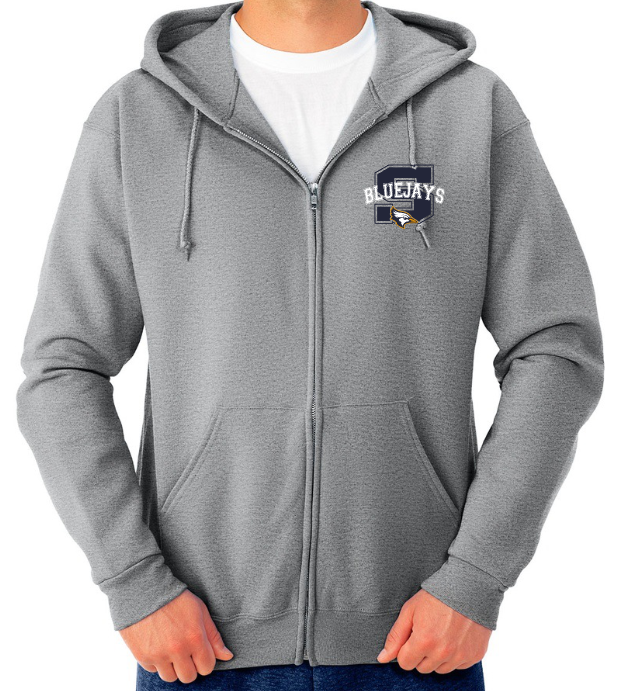 Shepherd Football Spirit Gear - 2025 - Unisex Full-Zip Hooded Sweatshirt - Jerzees NuBlend Unisex Full-Zip Hooded Sweatshirt - 8oz