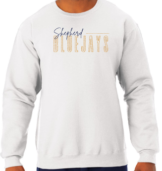 Shepherd Football Spirit Gear GLITTER - 2025 - Adult Unisex Sweatshirt - Jerzees NuBlend Unisex Sweatshirt - 8oz