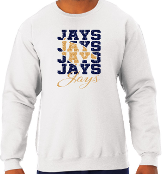 Shepherd Football Spirit Gear GLITTER - 2025 - Adult Unisex Sweatshirt - Jerzees NuBlend Unisex Sweatshirt - 8oz