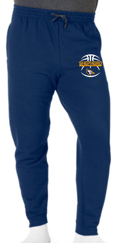Shepherd Basketball Gear - 2024 - Adult Sweatpants- Jerzees NuBlend Pocketed Jogger Sweatpants