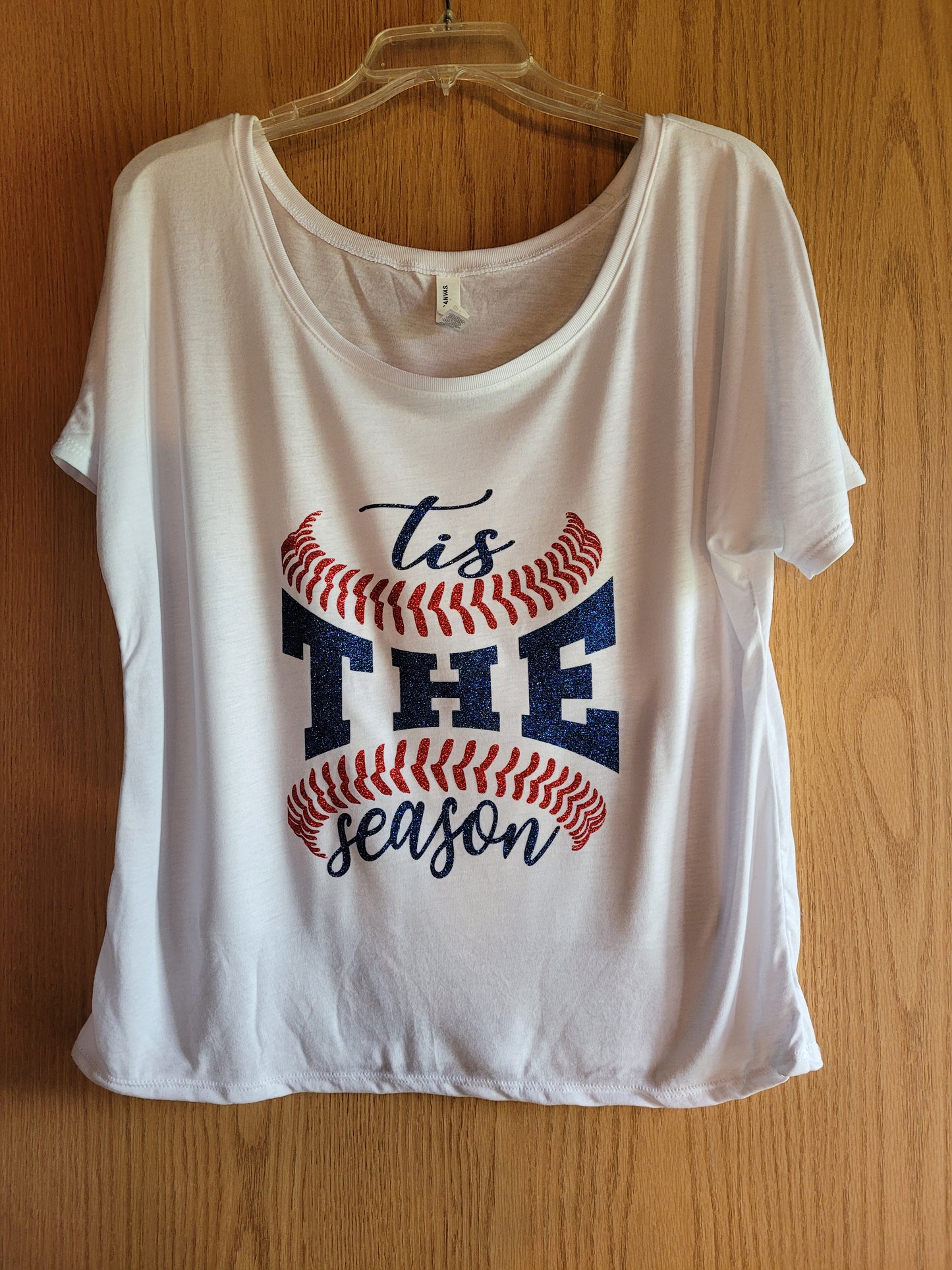 Women's Slouchy Tee - Shepherd Summer Ball - Tis The Seasaon (Baseball)