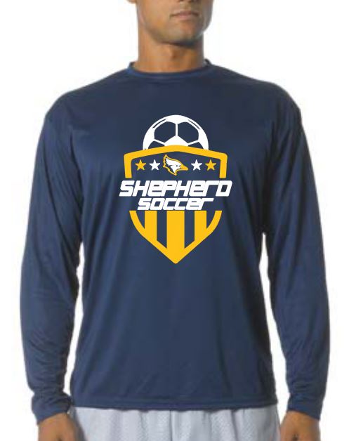 Shepherd Boys Soccer - Youth Long Sleeve T-Shirt - A4 Cooling Performance