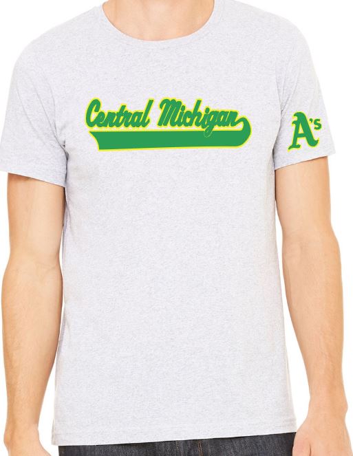 Central Michigan A's - Unisex Short Sleeve Tee - 4.2oz