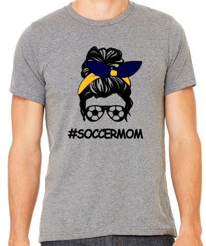 #SoccerMom - Adult T-Shirt - Bella Canvas Short Sleeve Tee