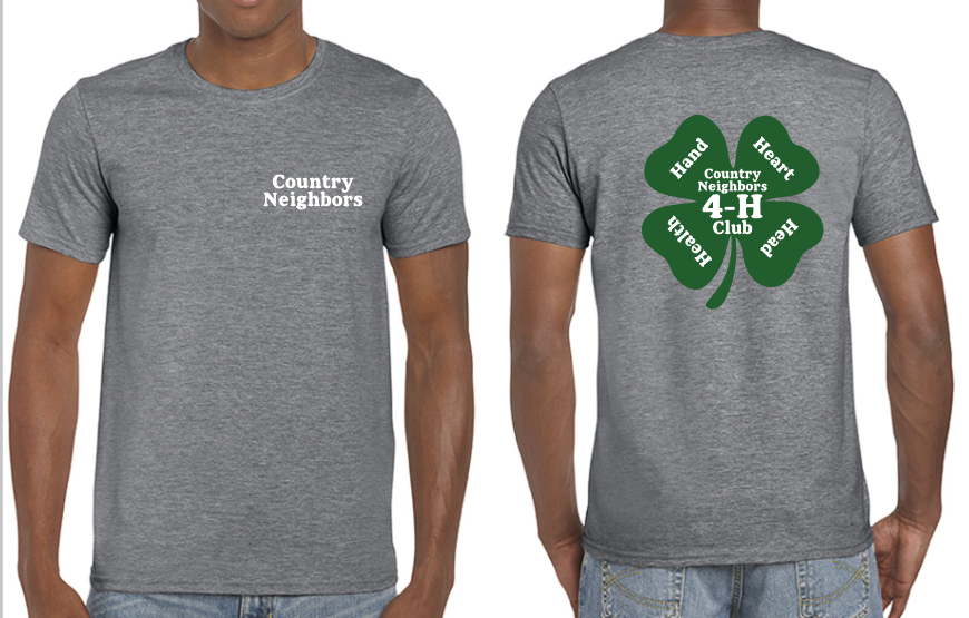 Country Neighbors 4H Club - Gildan Softstyle Adult T-Shirt - 4.5oz