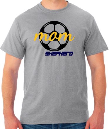 Shepherd Soccer - Soccer Mom- Adult T-Shirt - Jerzees Dri-Power