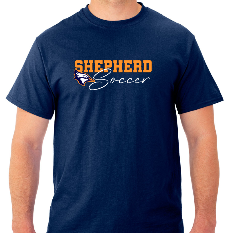 Shepherd Girls Soccer - Adult T-Shirt - Jerzees Dri-Power