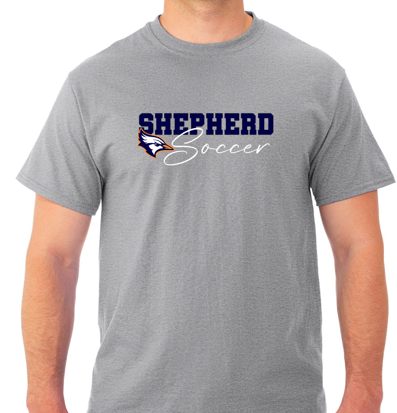 Shepherd Girls Soccer - Adult T-Shirt - Jerzees Dri-Power