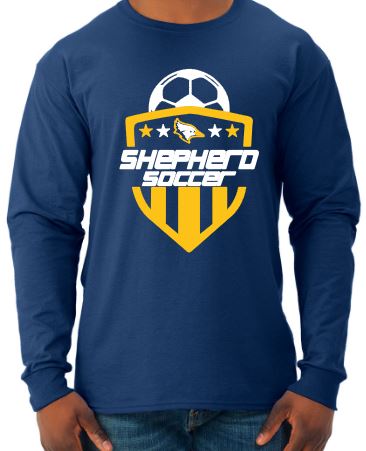 Shepherd Boys Soccer - Adult Long-Sleeve T-Shirt - Jerzees Dri-Power