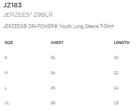 Mt. Pleasant Area Hockey - Youth Long-Sleeve T-Shirt - Jerzees Dri-Power