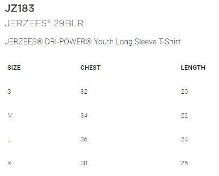 Patriots Hockey - Youth Long-Sleeve T-Shirt - Jerzees Dri-Power