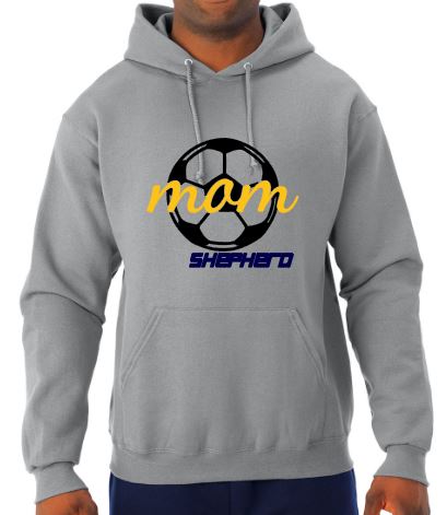 Shepherd Soccer - Soccer Mom - Adult Hooded Sweatshirt - Jerzees NuBlend