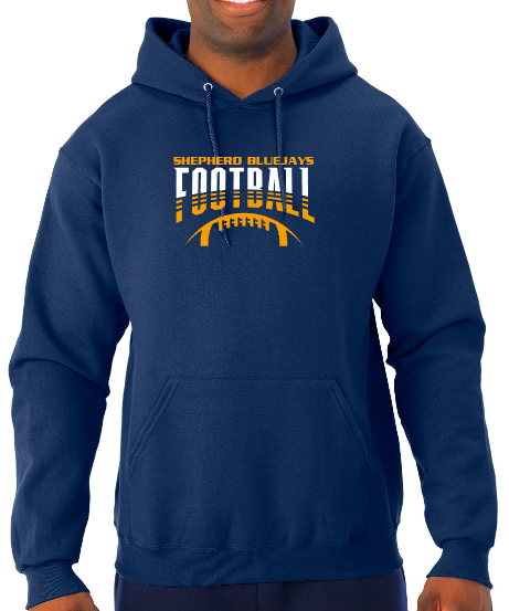 Shepherd Football Gear - 2023 - Toddler Hooded Sweatshirt - Rabbit Skins Toddler Fleece Hooded Sweatshirt - 7.5oz