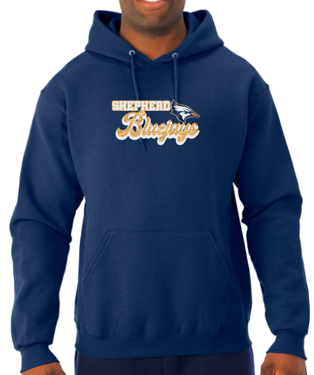 Shepherd Football Spirit Gear - 2023 - Youth Hooded Sweatshirt - Jerzees NuBlend Youth Hooded Sweatshirt - 8oz