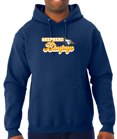 Shepherd Football Spirit Gear - 2023 - Youth Hooded Sweatshirt - Jerzees NuBlend Youth Hooded Sweatshirt - 8oz