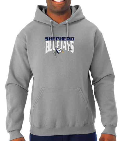 Shepherd Football Spirit Gear - 2023 - Youth Hooded Sweatshirt - Jerzees NuBlend Youth Hooded Sweatshirt - 8oz