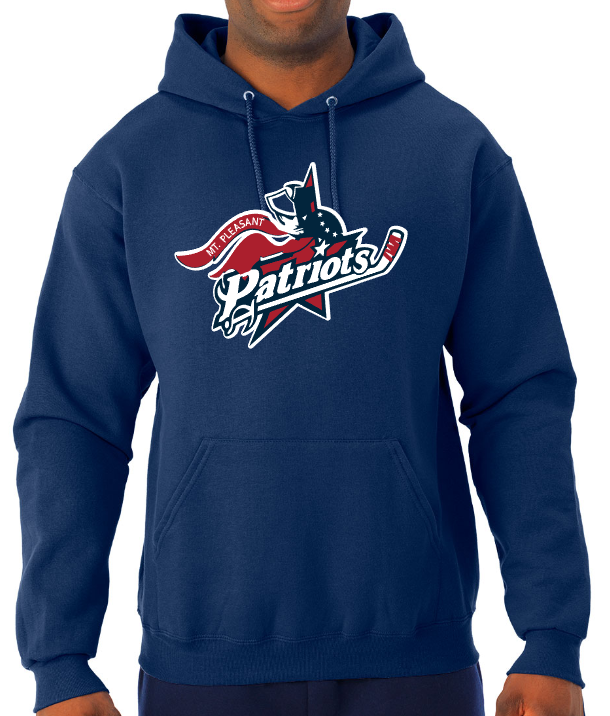 Patriots Hockey - Youth Hooded Sweatshirt - Jerzees NuBlend