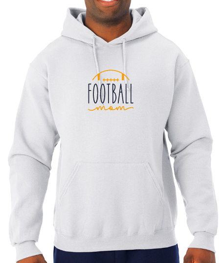 Shepherd Football Mom Gear - 2023 - Adult Unisex Hooded Sweatshirt - Jerzees NuBlend Unisex Hooded Sweatshirt - 8oz