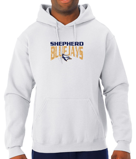 Shepherd Football Spirit Gear - 2023 - Youth Hooded Sweatshirt - Jerzees NuBlend Youth Hooded Sweatshirt - 8oz