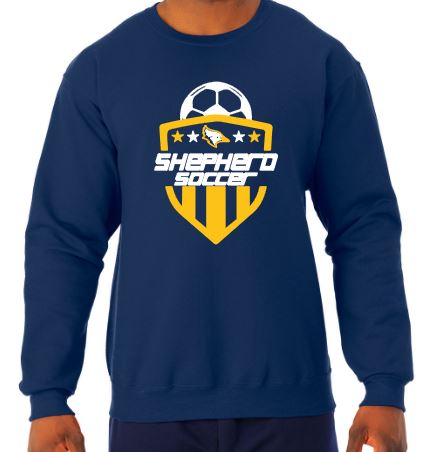 Shepherd Boys Soccer - Youth Crew Sweatshirt - Jerzees NuBlend