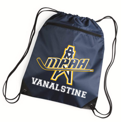 Mt. Pleasant Area Hockey - Drawstring Bag w/ Zipper