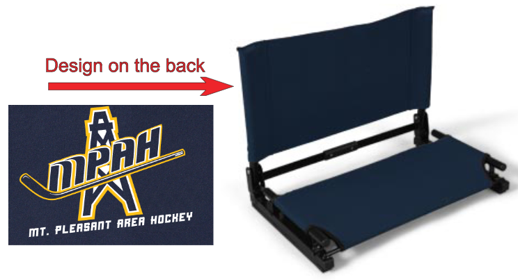 Mt. Pleasant Area Hockey - Stadium Chair